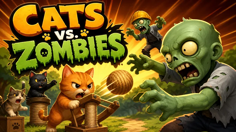 Cats vs Zombies cover art